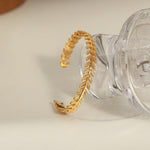 Load image into Gallery viewer, Olive Branch Cuff Bangle