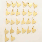Load image into Gallery viewer, Mini Heart Letter Charms - 18K Gold Plated Stainless Steel Personalised Jewellery Accessories Water Heat & Sweatproof Hypoallergenic