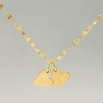 Load image into Gallery viewer, Mini Heart Letter Charms - 18K Gold Plated Stainless Steel Personalised Jewellery Accessories Water Heat & Sweatproof Hypoallergenic