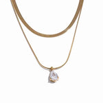 Load image into Gallery viewer, Pear Drop Layered Necklace