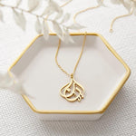 Load image into Gallery viewer, Blooming Faith "Iman" (إِيمَان) Arabic Necklace