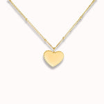 Load image into Gallery viewer, Custom Engraved Beaded Heart Necklace