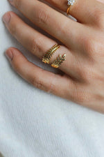 Load image into Gallery viewer, Leaf Wrap Ring