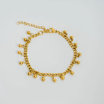 Load image into Gallery viewer, Dotted Dangle Anklet
