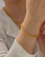 Load image into Gallery viewer, Jamila Braid Chain Bracelet