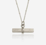 Load image into Gallery viewer, Sabr & Shukr | Patience & Gratitude | T-bar necklace