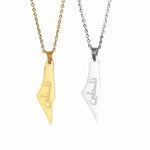 Load image into Gallery viewer, فلسطين Map Necklaces - Gold Plated Stainless Steel