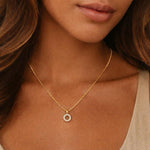 Load image into Gallery viewer, Halo Pavé Necklace