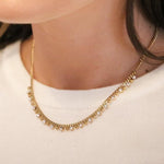 Load image into Gallery viewer, Crystal Beaded Chain Necklace