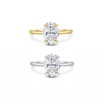 Load image into Gallery viewer, Oval Solitaire Ring