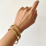 Load image into Gallery viewer, Athena Roman Numeral Bangle