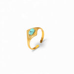 Load image into Gallery viewer, Fayrouz Turquoise Adjustable Ring