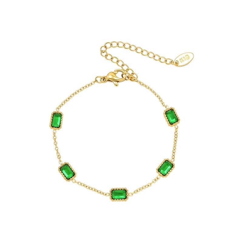 Ania Green Gemstone Bracelet