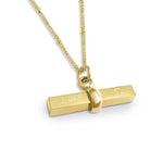 Load image into Gallery viewer, Sabr &amp; Shukr | Patience &amp; Gratitude | T-bar necklace