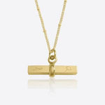 Load image into Gallery viewer, Sabr &amp; Shukr | Patience &amp; Gratitude | T-bar necklace