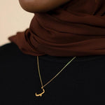 Load image into Gallery viewer, Arabic Letter Necklace
