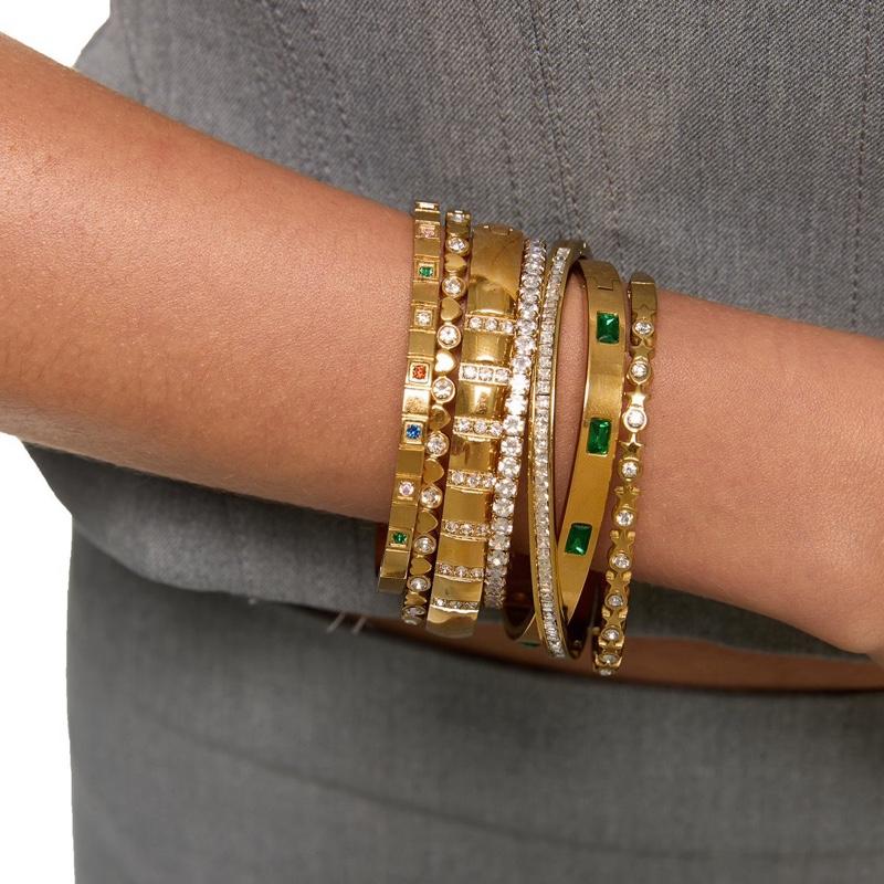 Zumurud Gemstone Bangle