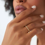 Load image into Gallery viewer, Beaded Stacker Ring