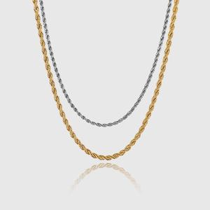 Twisted Rope Chain Necklace