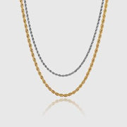 Twisted Rope Chain Necklace