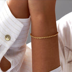 Load image into Gallery viewer, Twisted Rope Chain Bracelet
