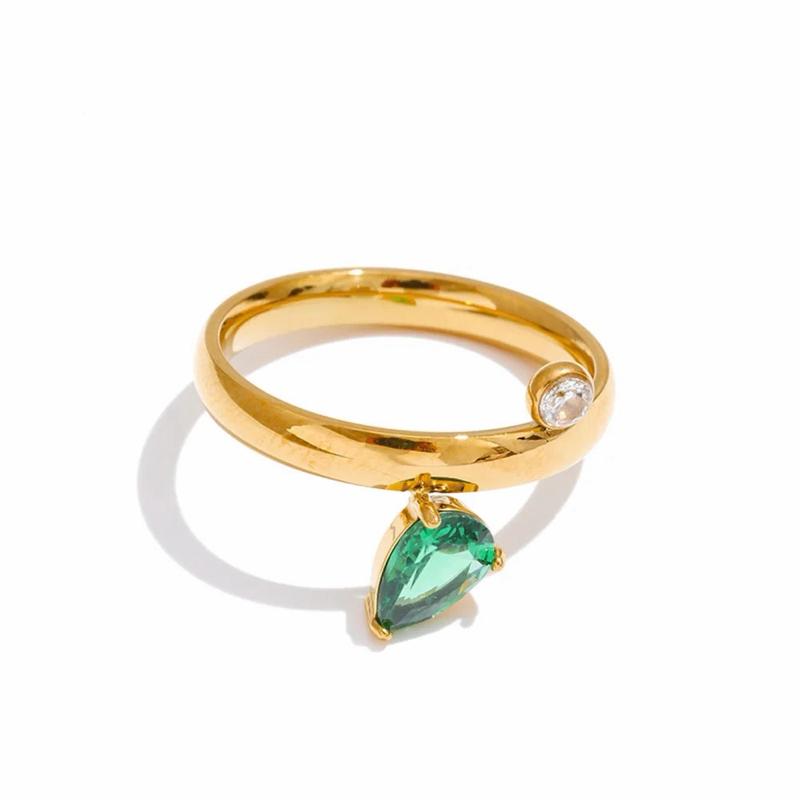 Verde Drop Ring