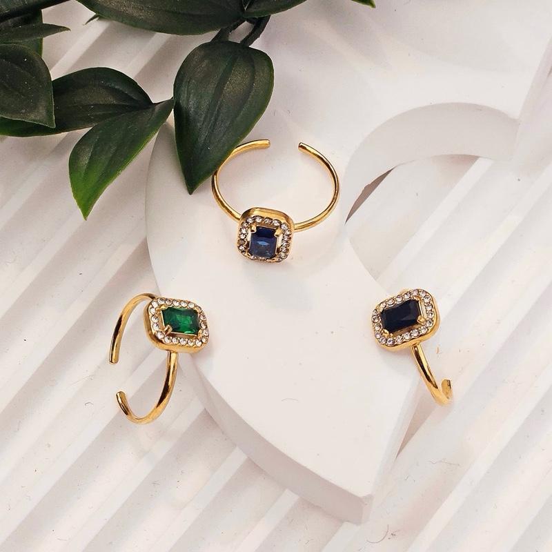 Halo Signature Adjustable Rings