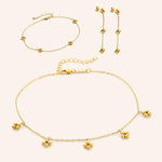 Load image into Gallery viewer, Zahra Choker Necklace, Bracelet &amp; Earring Set
