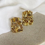Load image into Gallery viewer, Textured Statement Stud Earrings