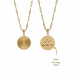 Load image into Gallery viewer, Customised Burst Necklace - 18k Gold Plated - Stainless Steel