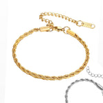 Load image into Gallery viewer, Twisted Rope Chain Bracelet