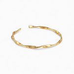 Load image into Gallery viewer, Ribbon Twist Adjustable Cuff Bangle