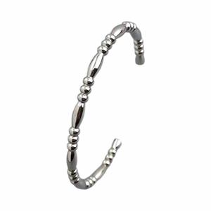 Gleam Beaded Cuff Bangle