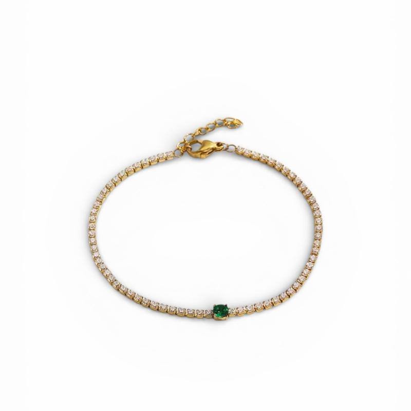 Emerald Touch Tennis Bracelet