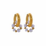 Load image into Gallery viewer, Almar Pearl Hoops