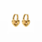 Load image into Gallery viewer, Puffy Heart Drop Earrings