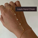 Load image into Gallery viewer, Hadiya London Hand Chains - Waterproof &amp; Tarnish-Free- Adjustable