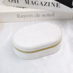 Load image into Gallery viewer, HADIYA LONDON - Velvet Oval Jewellery Box