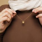 Load image into Gallery viewer, “Sister” ‎أختي Arabic Heart Necklace