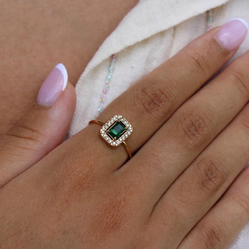 Halo Signature Adjustable Rings