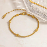 Beaded Mesh Bracelet