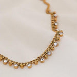 Load image into Gallery viewer, Crystal Beaded Chain Necklace