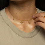 Load image into Gallery viewer, Zahra Choker Necklace, Bracelet &amp; Earring Set