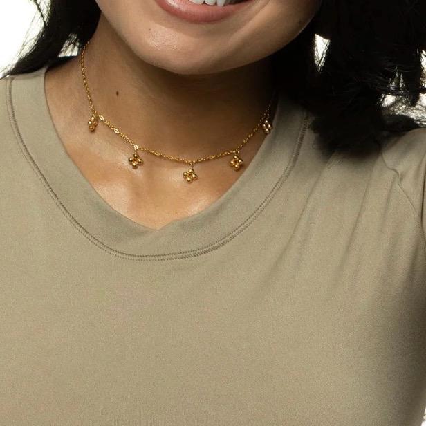 Zahra Choker Necklace, Bracelet & Earring Set