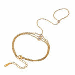 Load image into Gallery viewer, Hadiya London Hand Chains - Waterproof &amp; Tarnish-Free- Adjustable