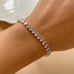 Load image into Gallery viewer, Ameera -  Oval Tennis Bracelet