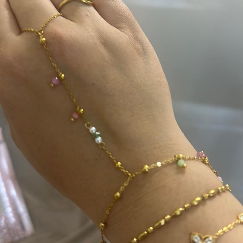 Hadiya London Hand Chains - Waterproof & Tarnish-Free- Adjustable