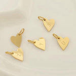 Load image into Gallery viewer, Mini Heart Letter Charms - 18K Gold Plated Stainless Steel Personalised Jewellery Accessories Water Heat &amp; Sweatproof Hypoallergenic