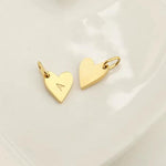 Load image into Gallery viewer, Mini Heart Letter Charms - 18K Gold Plated Stainless Steel Personalised Jewellery Accessories Water Heat &amp; Sweatproof Hypoallergenic