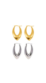 Load image into Gallery viewer, V-hoop Earrings
